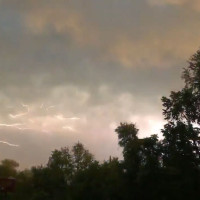 Crazy Evening Lightning