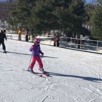 Meg Skiing